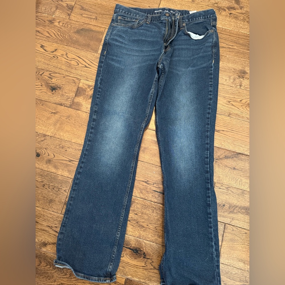 Old Navy Men’s Dark Blue Boot Cut Jeans